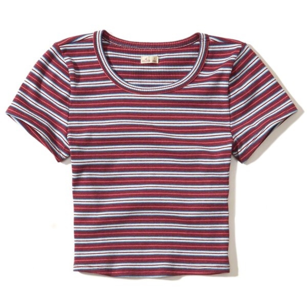 Ribbed Crop Top💙❤️